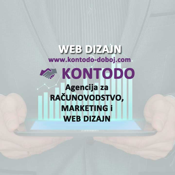 Web dizajn - Kontodo Doboj - Agencija za računovodstvo, marketing i web dizajn